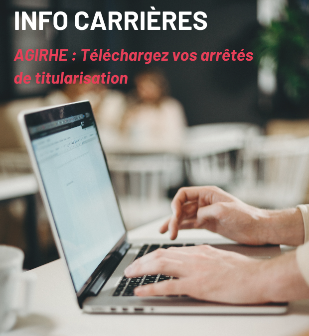 Fin des arrêtés de titularisation au format papier